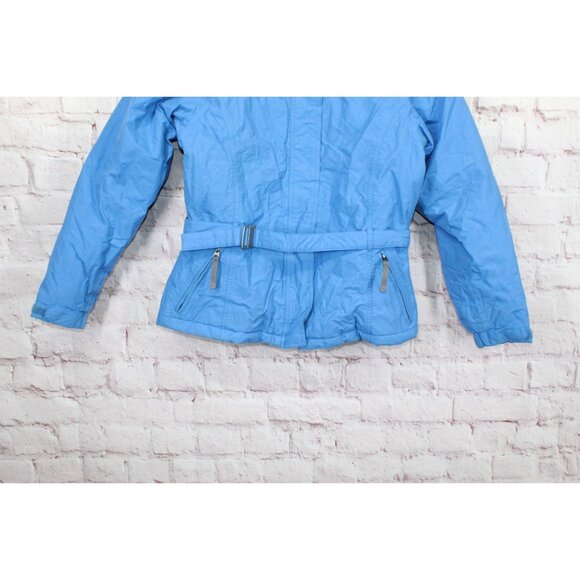 The North Face Puffer Jacket Goose Down Ski Parka Blue Size M - Picture 3 of 12